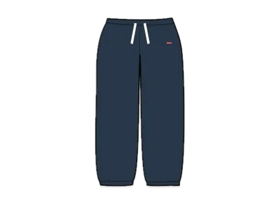 Supreme Small Box Drawcord Sweatpant "Navy"