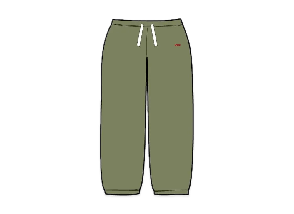 Supreme Small Box Drawcord Sweatpant "Light Olive"