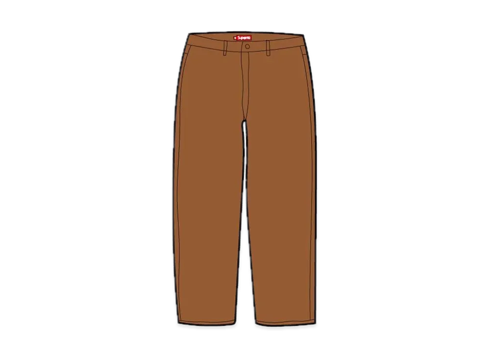 Supreme Work Pant (23FW) "Light Brown"