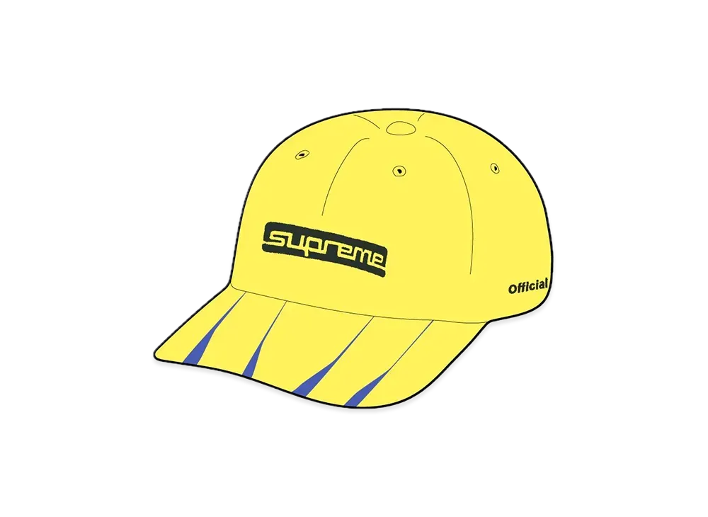 Supreme Jagged Visor 6-Panel "Yellow"
