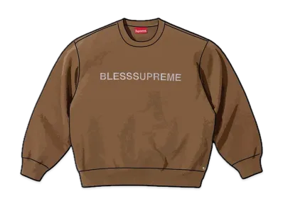 Supreme x BLESS Crewneck "Olive Brown"