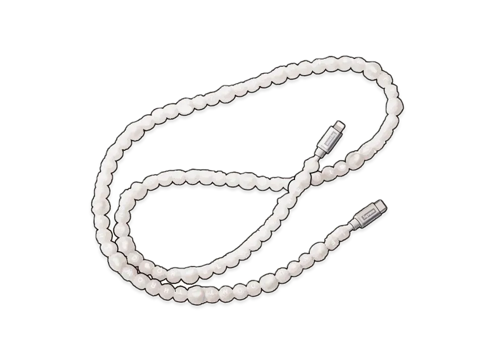 Supreme x BLESS Mophie Beaded Charging Cable "White"