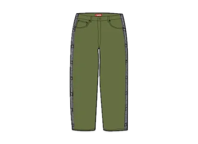Supreme Snap-Off Baggy Jean "Olive"