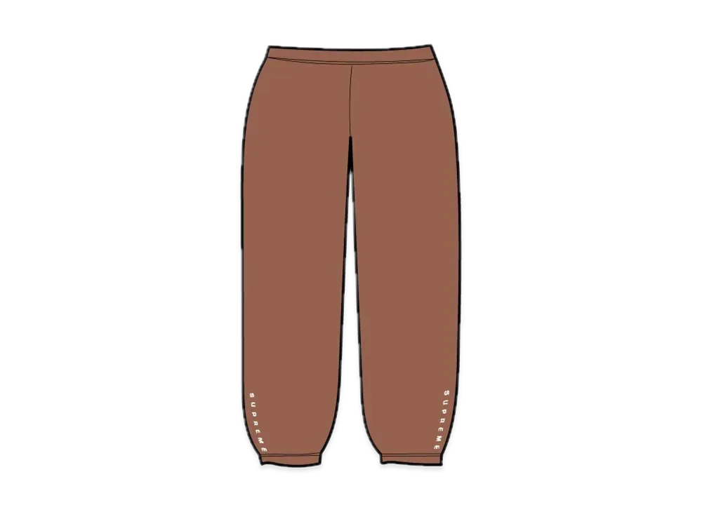Supreme Warm Up Pant "Brown" (23FW)