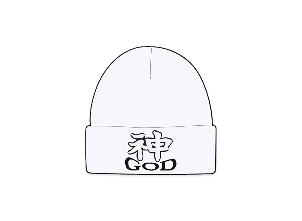 Supreme God Beanie "White"