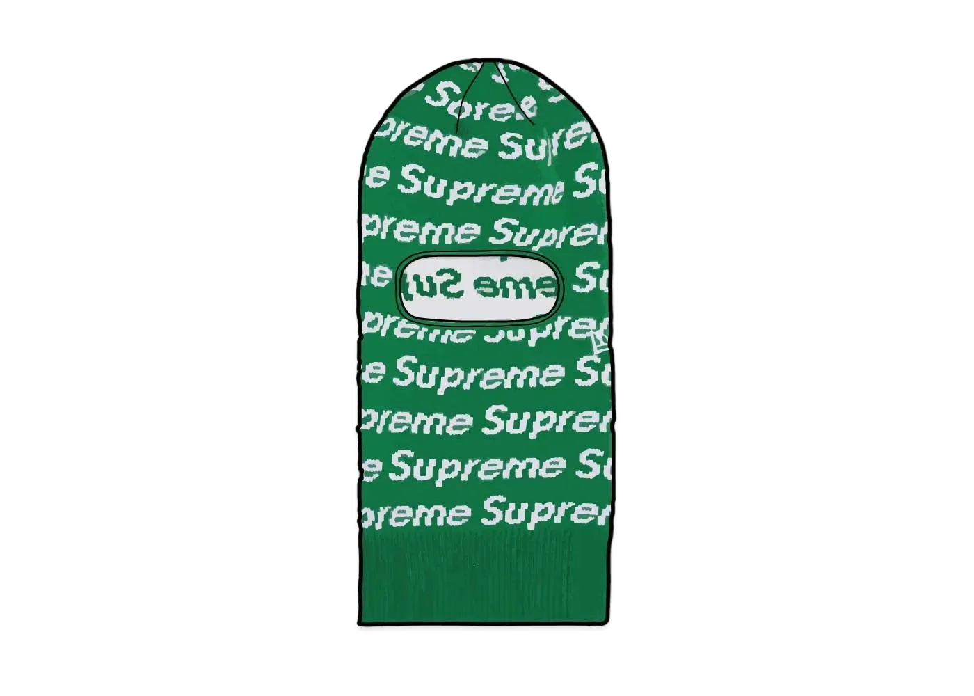 Supreme New Era Repeat Balaclava "Green"