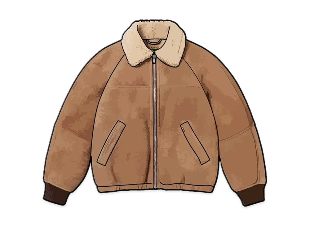 Supreme x Schott Shearling Bomber Jacket 