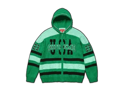 Supreme USA Zip Up Hooded Sweater "Green"