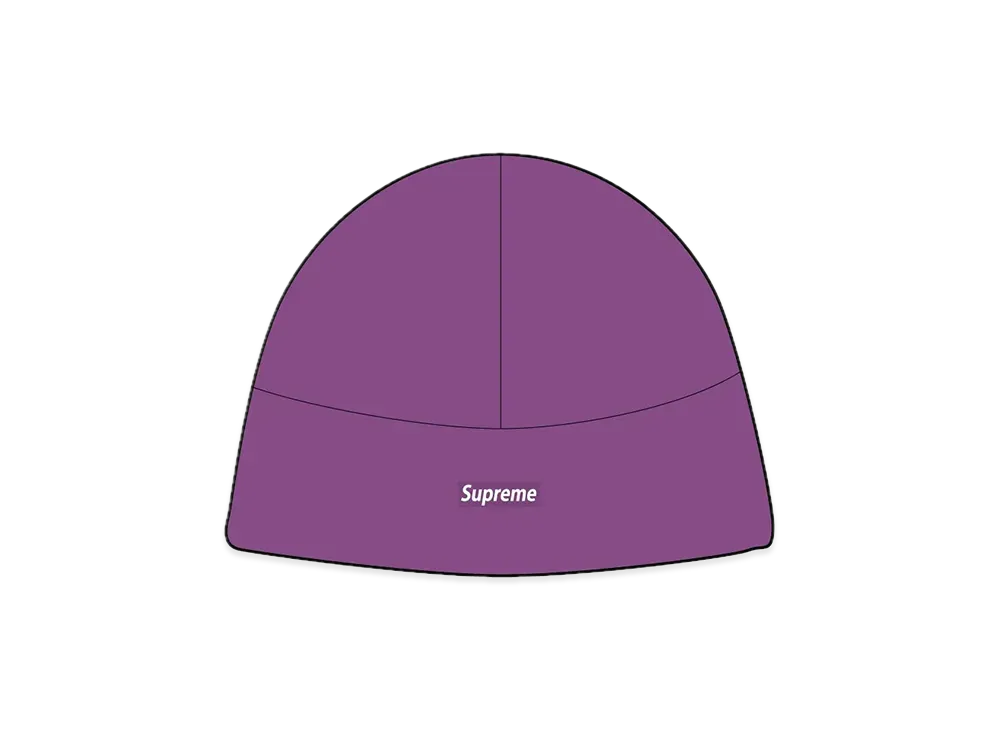 Supreme Polartec Beanie "Dark Purple"