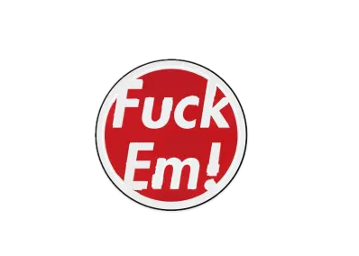 Supreme Large Fuck Em Neon Sign "Red"