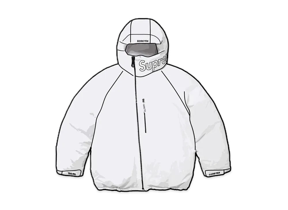 Supreme Gore-Tex 700-Fill Down Parka "White"