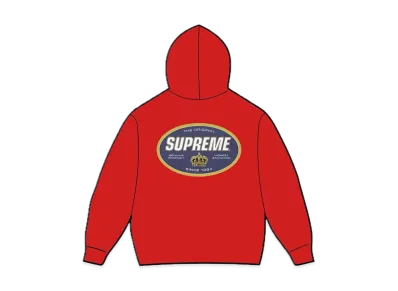 Supreme Crown Hooded Sweatshirt "Burnt Red"