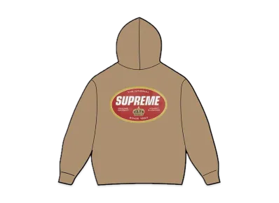 Supreme Crown Hooded Sweatshirt "Dark Sand"