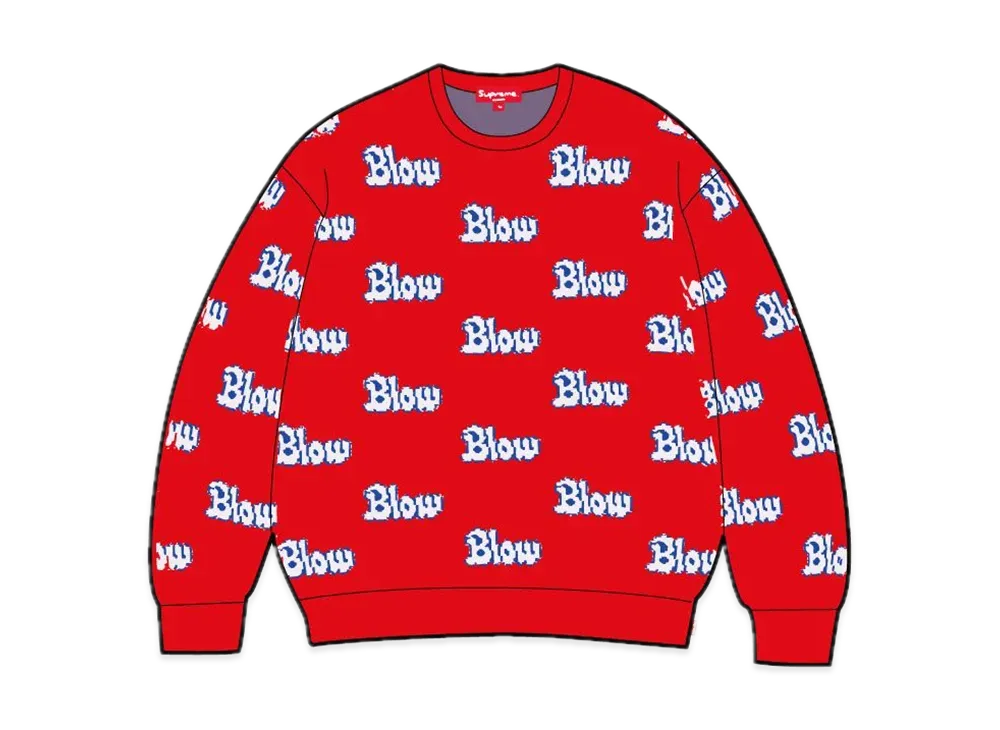 Supreme Blow Sweater "Red"
