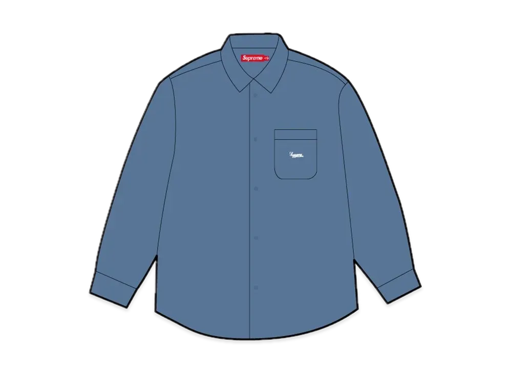 Supreme Flannel Shirt "Dark Slate"