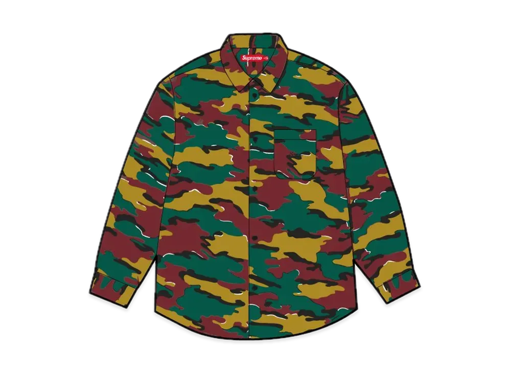 Supreme Flannel Shirt "Camo"