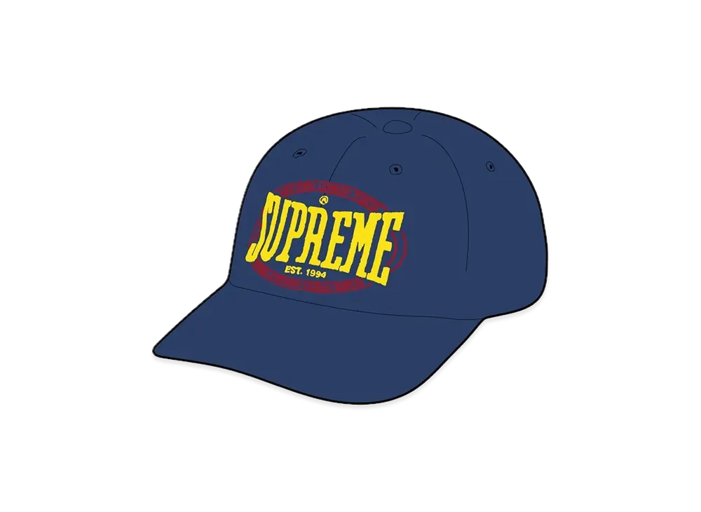 Supreme Warm Up 6-Panel "Navy"