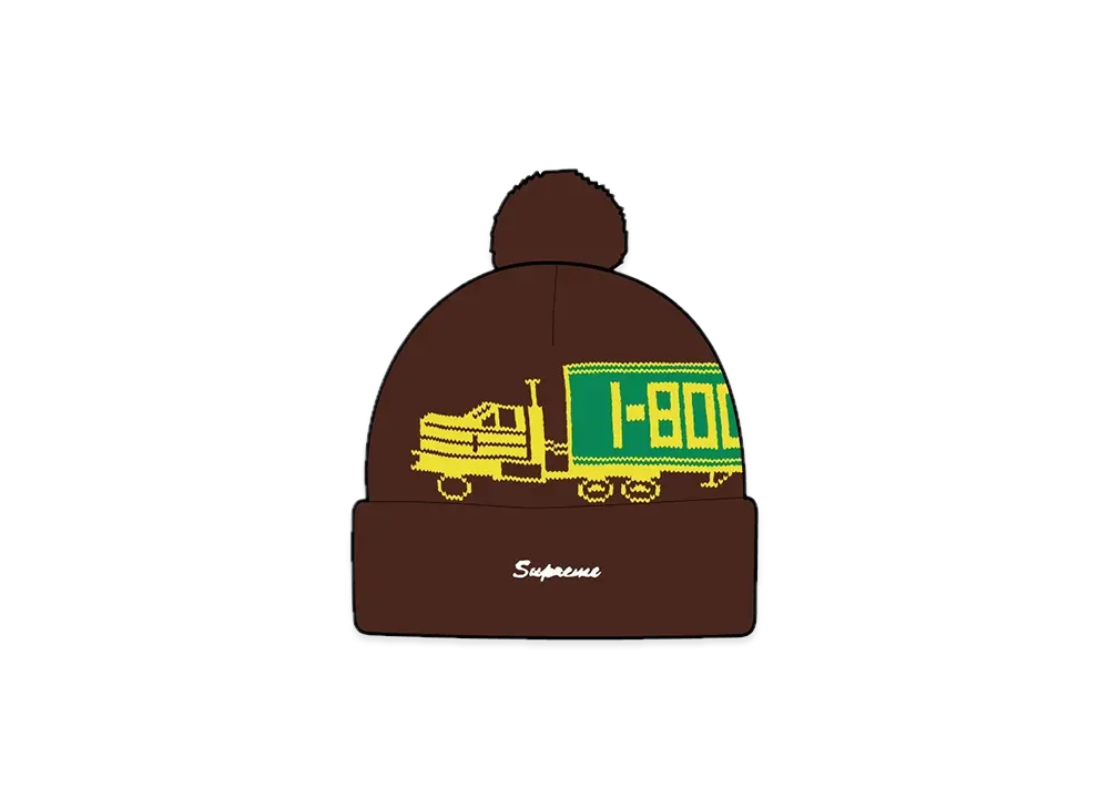 Supreme 18-Wheeler Beanie "Brown"