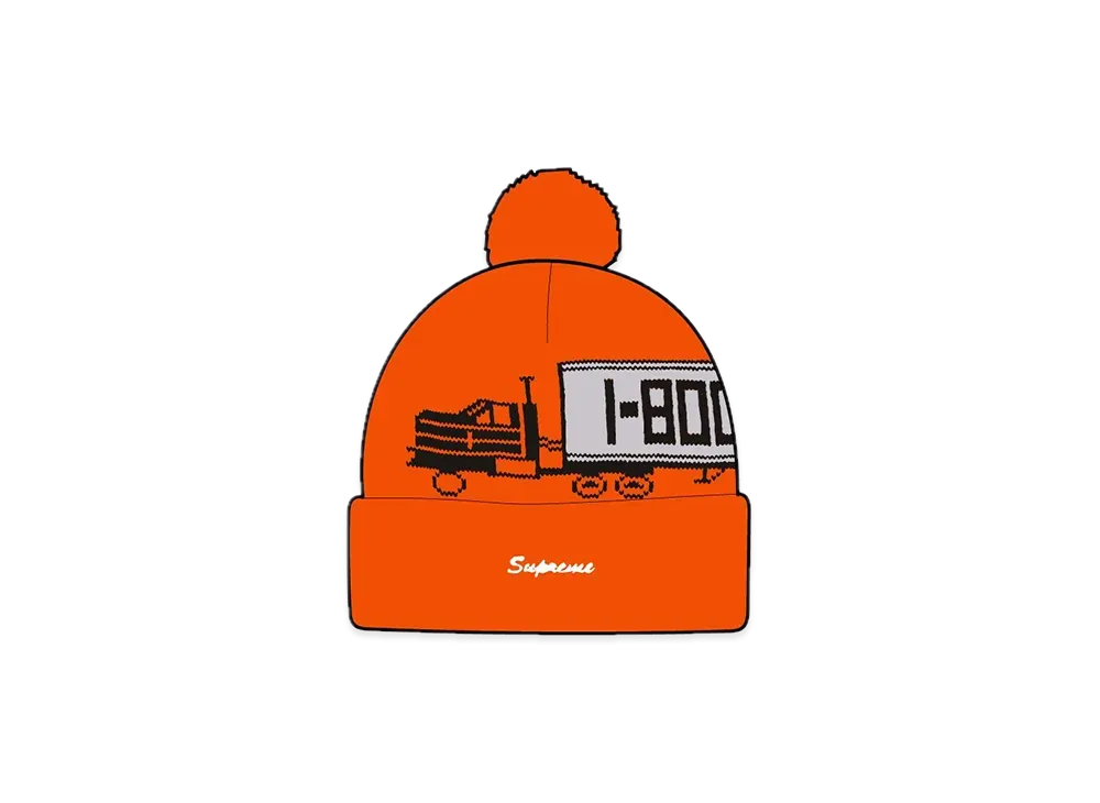 Supreme 18-Wheeler Beanie "Orange"