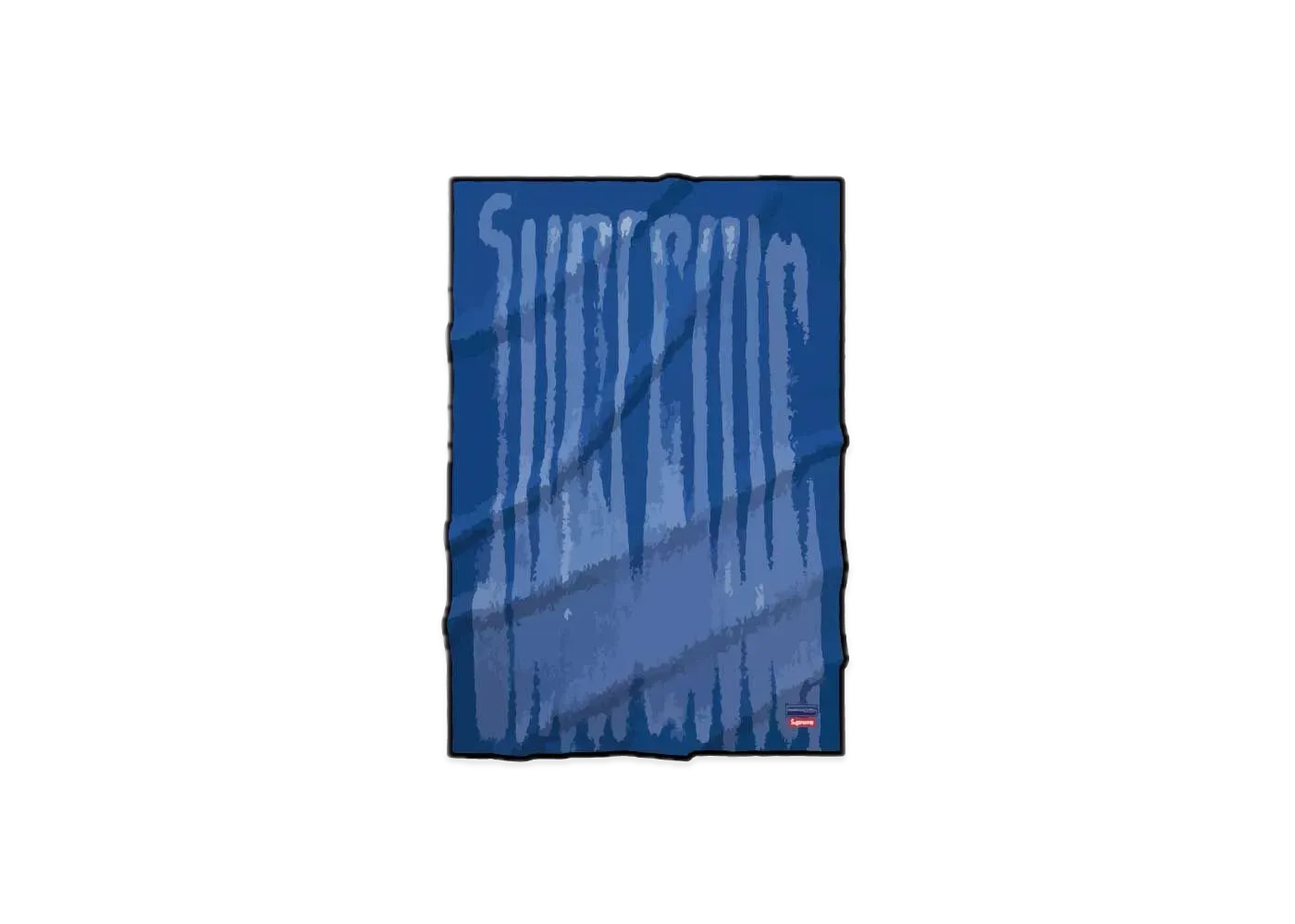 Supreme Blurred Logo Blanket "Blue"
