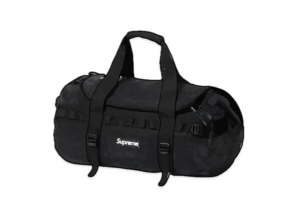 Supreme x The North Face Suede Small Base Camp Duffle Bag "Black"