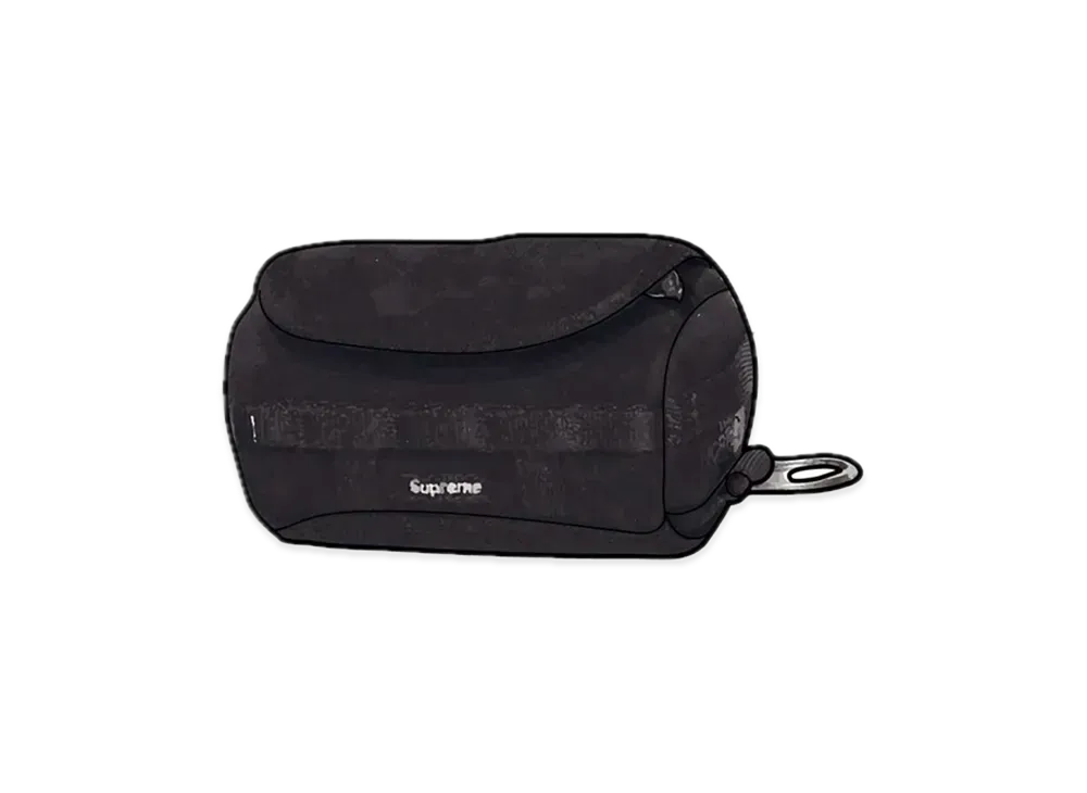 Supreme x The North Face Suede Base Camp Duffle Keychain "Black"