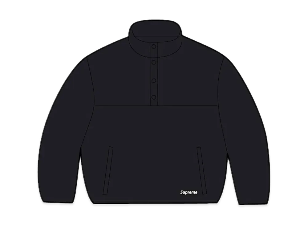 Supreme Polartec Shearling Reversible 黒 Polartec® Shearling Reversible Pullover | Supreme 24fw