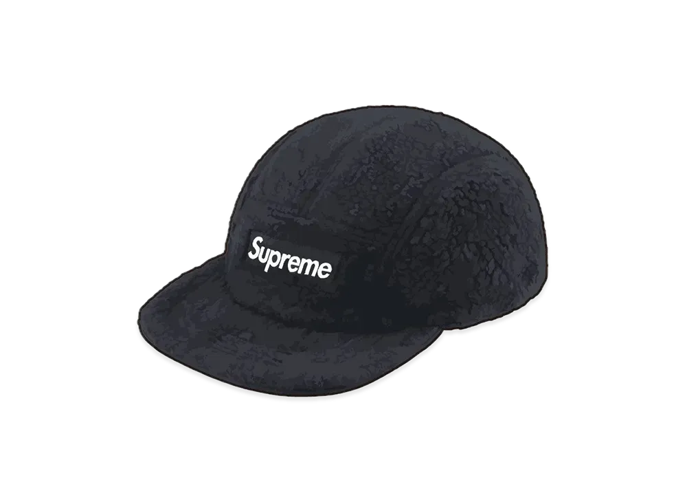 Supreme Polartec Shearling Reversible Camp Cap "Black"