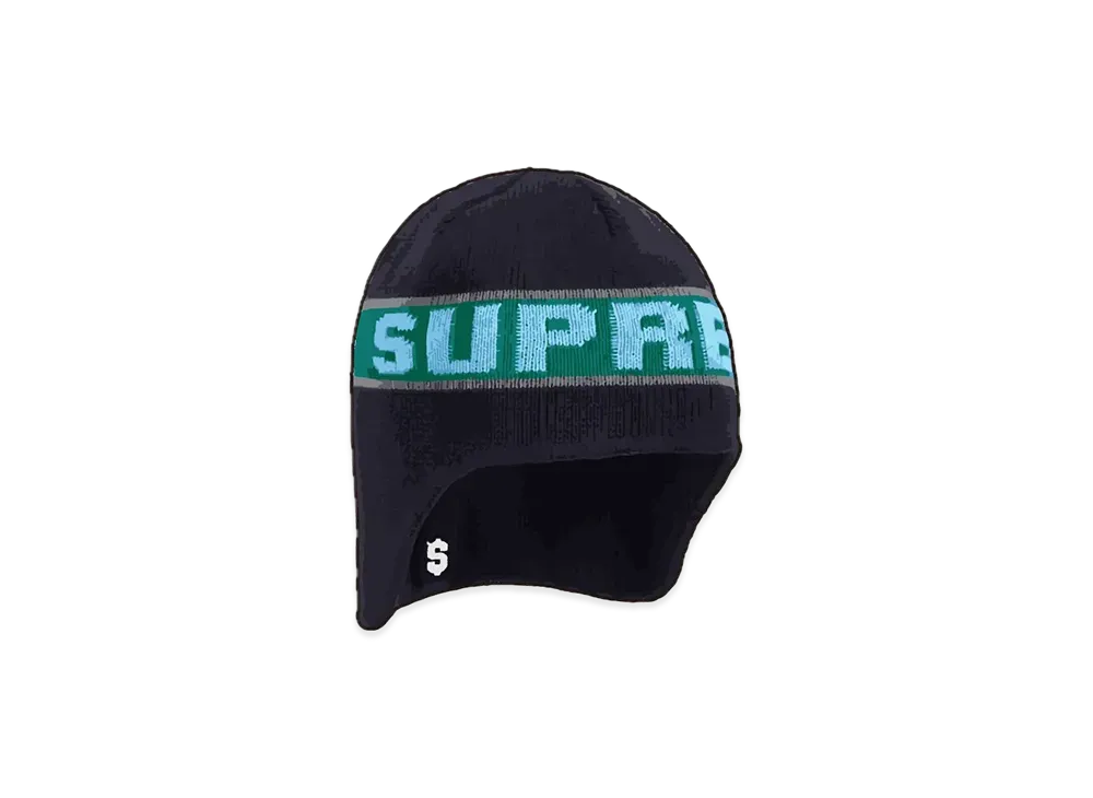 Supreme Earflap Beanie "Navy"