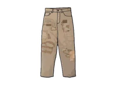 Supreme / Blackmeans Mended Loose Fit Jean "Dirty Tan"