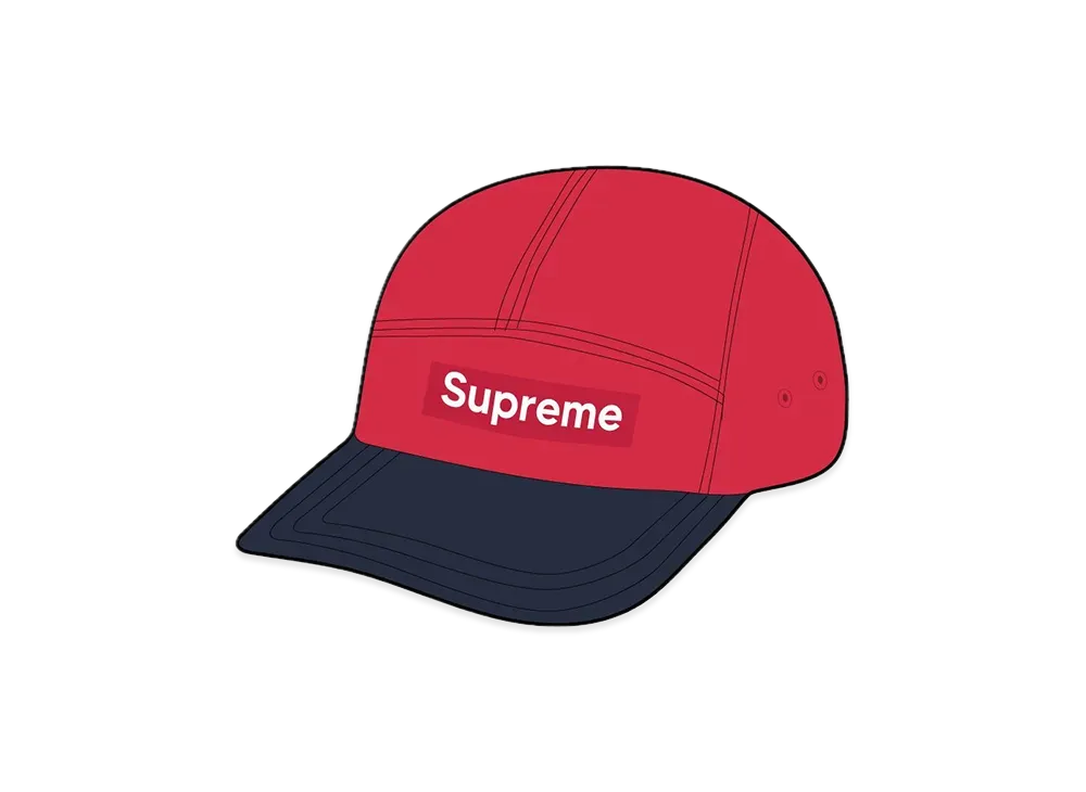 Supreme 2-Tone Camp Cap "Red"