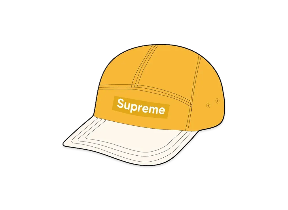 Supreme 2-Tone Camp Cap "Yellow"