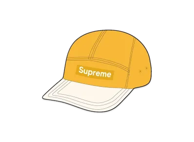 Supreme 2-Tone Camp Cap "Yellow"