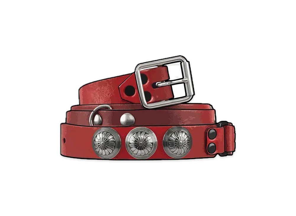 Supreme / Blackmeans Concho Leather Belt 