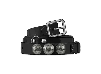 Supreme / Blackmeans Concho Leather Belt "Black"