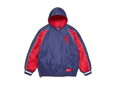 Supreme Hooded Warm Up Pullover "Navy"
