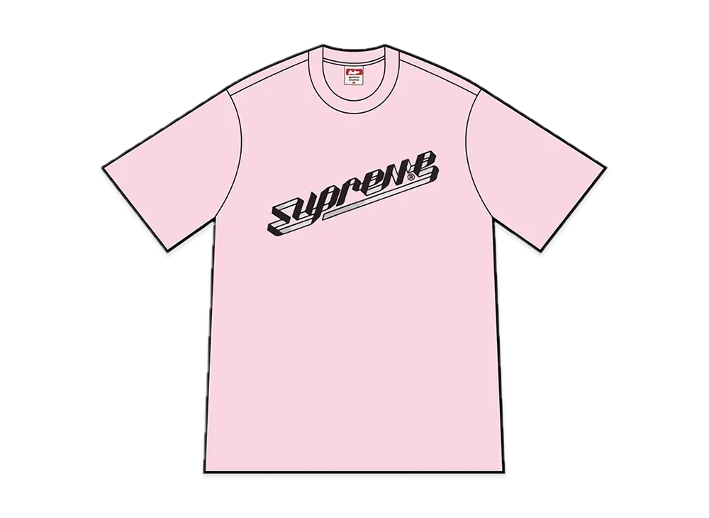 Supreme Banner Tee "Light Pink"