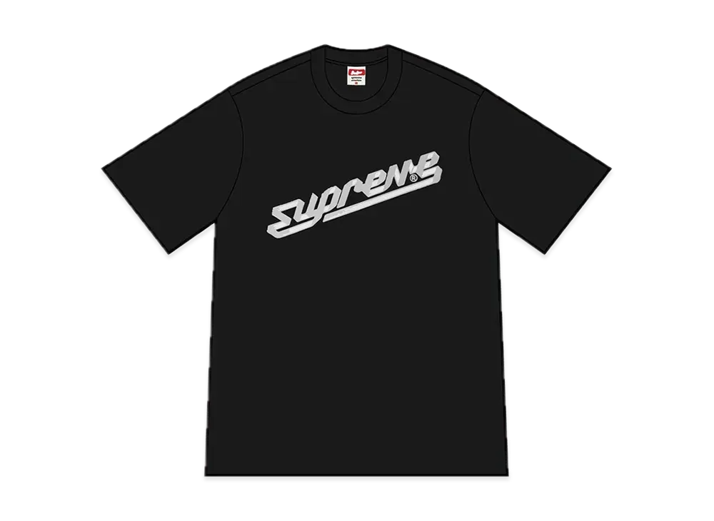 シュプリーム バナー Tシャツ "ブラック"
