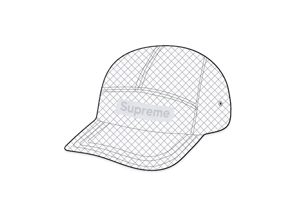 Supreme Micro Quilted Camp Cap "Reflective"