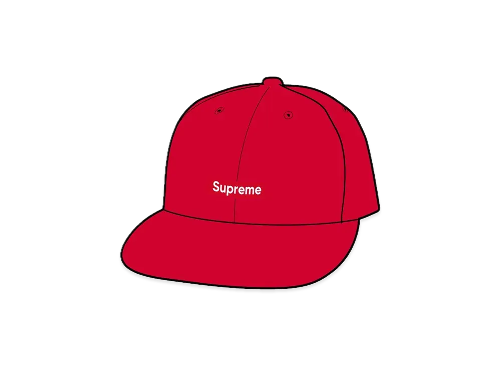 Supreme Polartec Small Box 6-Panel "Red"