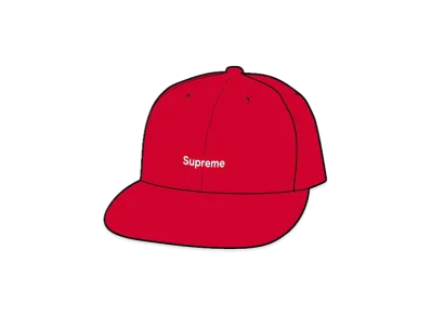 Supreme Polartec Small Box 6-Panel "Red"