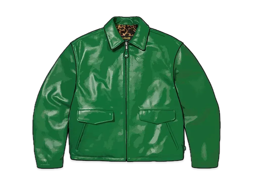 Supreme x Schott Leather Racer Jacket 