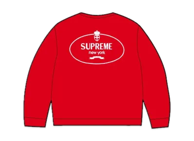 Supreme Crest Crewneck "Red"