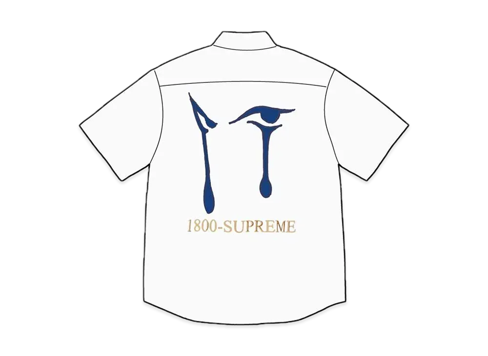 Supreme Aoi Eyes S/S Work Shirt "White"