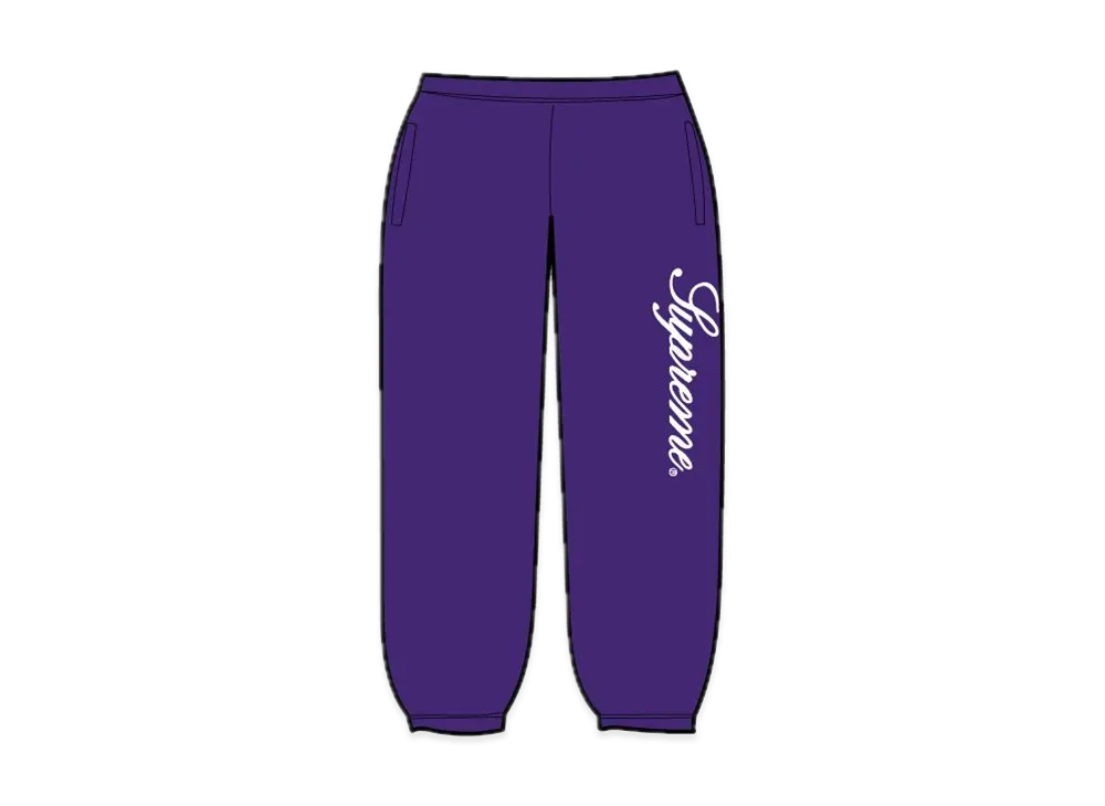 Supreme Embroidered Script Sweatpant 