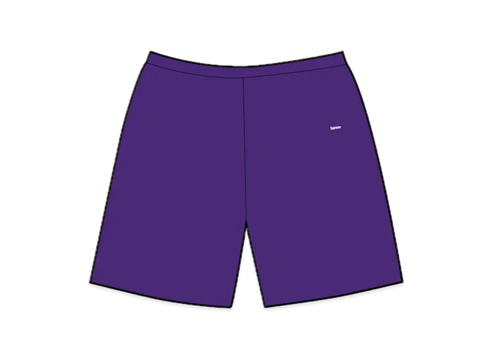 Supreme Small Box Sweatshort "Purple"