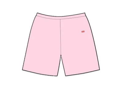 Supreme Small Box Sweatshort "Light Pink"