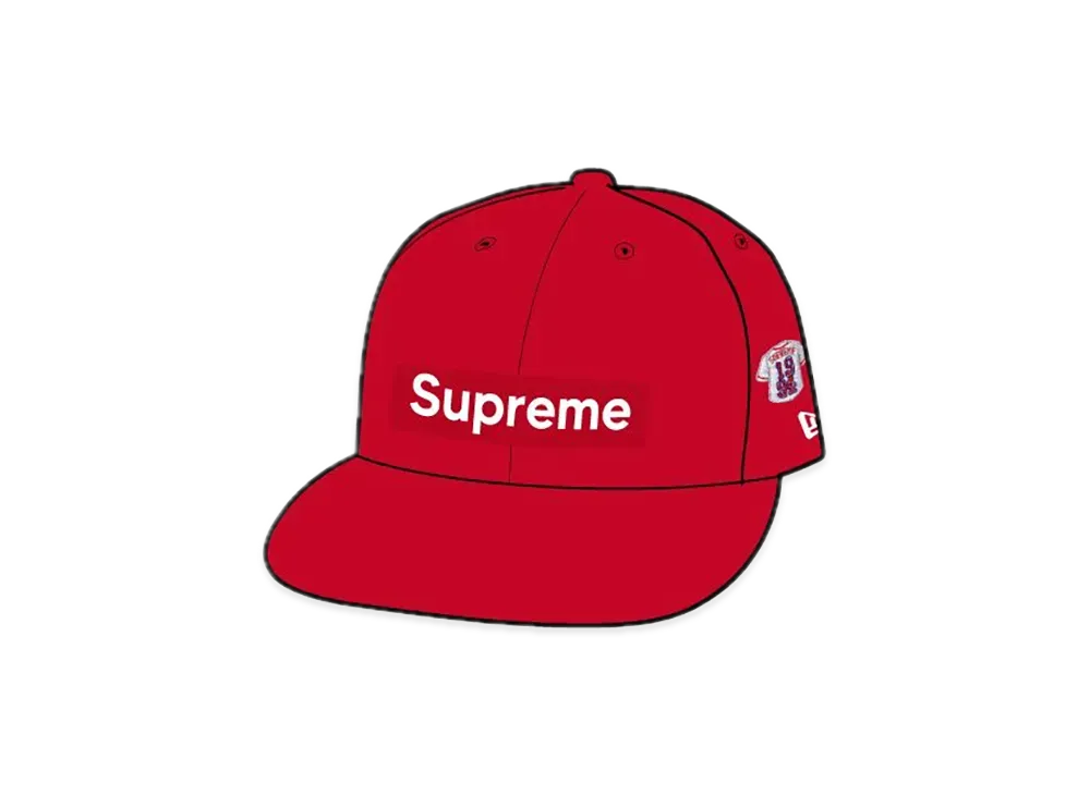 Supreme Jerseys Box Logo New Era "Red"