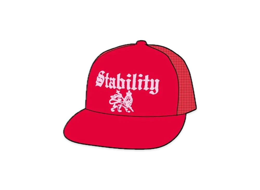 Supreme Stability Mesh Back 5-Panel "Red"
