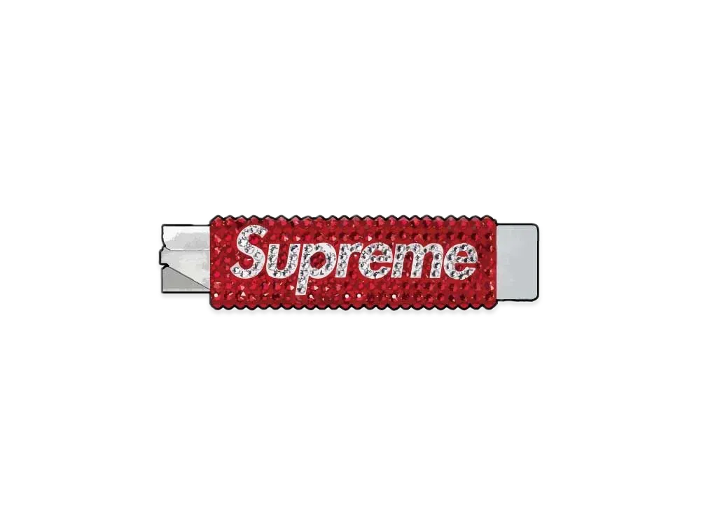 Supreme x Swarovski Crystal Box Cutter "Red"